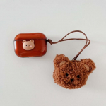 Retro pruunkaru pl&uuml;&uuml;s ripatsiga 3D soe armas multikas k&otilde;rvaklappide &uuml;mbris Apple Airpodidele 1 3 Pro 2 2. silikoonist pehme kaanega kast For Airpods Pro 2nd