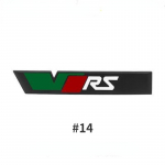 Auto modifikatsioon VRS auto metallist kleebis Auto v&otilde;rgus Standardne kolmem&otilde;&otilde;tmeline kere saba Standard dekoratiivtarvikud Dekoratiivkleebised 7