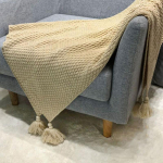 &Uuml;hev&auml;rviline villane kootud ruuduline tekk tutiga &Uuml;lipehme Bohemia tekk voodi Diivanikatte Voodikattega Dekoratiivtekid 150x200cm