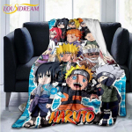 Naruto mustriga tekk diivani tekikate reisivoodipesu v&auml;ljalaskeava tekk flanell tekk voodikate 75x90cm
