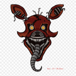 Joonista Nightmare Foxy Five Nights At Freddy's 4 Joonistamine Triikimiskleebis Soojus&uuml;lekande Tr&uuml;kk Vin&uuml;&uuml;l Plaastrid Kleeps R&otilde;ivastele DIY Applikatsioonid Pestavad Plaastrid