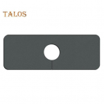 Valamu &auml;ravoolupadja &otilde;lineeldumine Pritsmekindel &auml;ravool, mida on lihtne puhastada, lihtne paigaldada, valamu pritsmepadja k&ouml;&ouml;gitarvikud 38cm hall