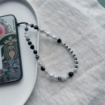 Uus telefoni&uuml;mbrise ripats Crystal butterfly telefonikett helmestega telefoni&uuml;mbrise ripats