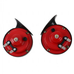 Autode ja mootorrataste kahetoonilise sarve &uuml;mberpaigaldamine v&auml;ikese tigu sarvega elektriauto sarve 12.0V High Pitches Horn and 12.0V Low Pitches Horn