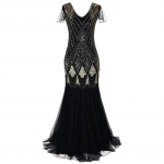 Sequin Dress Vintage Kleit Suures suuruses peokleit Pulmakleit &Otilde;htukleidid M