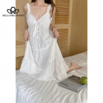 Uus pitsdisainiga libisemiskleit Bowknot &ouml;&ouml;s&auml;rk Daami seelikukleit naisele one size valge