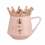 Creative Crown Keraamiline kruus Armas Kohvikruus Piimatass lusikakaantega Kohvitee tass 300ml Maht Veekruusid X-Mas Gift