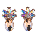 Populaarsed Simple Rhinestone Ananassi k&otilde;rvar&otilde;ngad naiste mood N&otilde;elk&otilde;rvar&otilde;ngad sinine