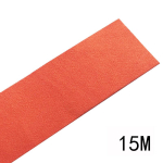 15M 5cm auto &uuml;mbris Vin&uuml;&uuml;l seemisnahast vildist riie oranž isekleepuv servakangas isetegemiseks Vahetage kile kaabits auto v&auml;rvi kaitse 15Mx5CM red