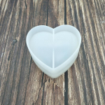 3D Love Heart Silikoonvorm S&otilde;brap&auml;eva kingitus isetehtud k&uuml;&uuml;nlavormi aroomi kipskrohv Romantiline kodu valge