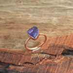 Roosakullaga kaetud 100% 925 sterlingh&otilde;be t&ouml;&ouml;tlemata tanzaniit s&uuml;nnikivi s&otilde;rmus statement ehe 5 roosa kuldne v&auml;rv