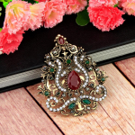 Etniline araabia lilleline pross naiste ehted vintage kullav&auml;rvi vesitilga vaigust kivist sallin&otilde;el punane