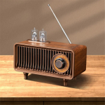 Kaasaskantav koduk&otilde;lar Retro Bluetooth-k&otilde;lar Subwoofer raadio TF-kaart U-ketas K&otilde;rge helikvaliteet siseruumides juhtmevaba kaasaskantav koduk&otilde;lar pruun