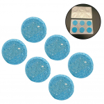 Tugevalt puhastav vedelik kihisevad tabletid, vastupidavad