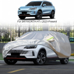 T&auml;ielik autokate vihmak&uuml;lma lumetolmu veekindel Skyworth EV6 HT-i 2022 2023 2024 UV-vastase katte automaatse v&auml;listarviku jaoks