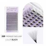 ANNAFRIS 10D 12D 14D 16D 20D Eelt&ouml;&ouml;deldud ventilaatoriga ripsmepikendus &otilde;hukesed teravad alusjuured Venemaa vol&uuml;&uuml;miripsmed pehmed looduslikud kunstripsmed 20D 0.05mm D 9-13mm MIX