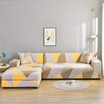 Prinditud nurgadiivanikatted elutuppa elastne spandex diivanikate, veniv kattekiht, L-kujuline diivan, vaja osta 2tk diivanikatet Large(190-230cm)1pc