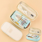 Lastele &otilde;pilastele Kahepoolne pliiatsikott, spetsiaalne kahepoolse l&otilde;uendiga taskuga hoiukoti kott Kirjatarvete kott koolis&otilde;idukohvri laht