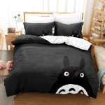 kemila 3D voodipesu Minu naaber totoro komplektid tekikott koos padjap&uuml;&uuml;riga kaheinimesevoodi, t&auml;issuuruses kuninganna voodiriided AU single 140x210