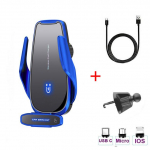 Kiire laadimise juhtmevaba laadija 15w auto magnetlaetav telefonihoidik Iphone 13 Pro 12 12 Max juhtmevaba telefonilaadija autoalus as picture kuld