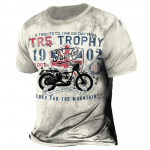 Suvine Mootorratta T-s&auml;rk Meestele Hip Hop Vaba L&uuml;hikeste Varrukatega Vintage Topid Streetwear S&otilde;it Biker S&auml;rgid Suur Suurus Meeste R&otilde;ivad XXS