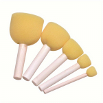 5 tk &uuml;mmargune v&auml;rvimispliiatsi pintsel k&auml;sn DIY maalipintsli komplekt puidust k&auml;epidemega Art Seal pliiatsi pintsel 5pcs