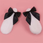 2tk K&uuml;&uuml;likuk&otilde;rvad karvased multifilmid Cosplay Bowknot Stage Performance Peo fotorekvisiidid Armas