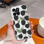 Telefoni&uuml;mbris For Honor 9S 9X Pro X6a X7a X8a 20S 20 50 lite Y6S kate Pehme silikoonist l&auml;bipaistev matt mood lill tulbi p&otilde;rutuskindel For Honor kaitseraua Honor 10i