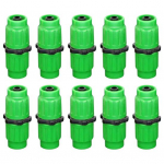 10 tk laiendatav aiavooliku paranduskomplekt, lihtne kinnitada, lihtne paigaldus, vastupidav, &uuml;hildub enamiku vooliku veetorude remondi&uuml;hendustega 10 pcs