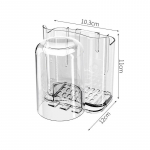 Seinale kinnitatav hambaharja hoidik Isekleepuv hambaharja hoiurest koos suuveetopsiga Vannitoa korrastaja Kodused hoiutarvikud