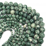 Rohelise t&auml;pi &uuml;mmargused lahtised vahekivist helmed ehete valmistamiseks 4/6/8/10/12 mm DIY v&otilde;lusid k&auml;ev&otilde;rud Dia 4mm