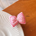 DIY ruuduline armas maasikas vibu juukseklamber Mitmek&uuml;lgne puu-juukseaksessuaarid kingad riidekotid m&uuml;tsid aksessuaarid 1