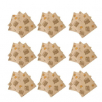 50 tk 18cm/22cm koomiksikaru prinditud veekindel kuumakindel v&otilde;ileivapaber &uuml;hekordselt kasutatav kandiline v&otilde;ileivakattega pakkepaber k&ouml;&ouml;gividinad 22cm