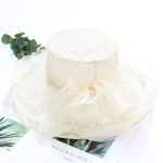 Suvine naiste rannap&auml;ikesem&uuml;ts Lameda &uuml;laosaga lindiga &scaron;ifoonist v&otilde;rgust m&uuml;ts Elegantne laia &auml;&auml;rega p&auml;ikesem&uuml;ts Moodne Organza lillek&uuml;bar adjustable