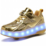 27-40 Lastevalgustid Tossud H&otilde;&otilde;rduvad jalan&otilde;ud Lastejalatsid Tahke piimjas plaaster Kannike Laadimislaternajalatsid 40 kuld