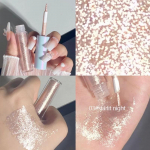 Glitter Highlighter Vedel lauv&auml;rv Silmapliiats Vastupidav veekindel kuldne l&auml;ikiv ja l&auml;ikiv silma&uuml;mbruse siidiussi pliiats meigi ilut&ouml;&ouml;riist 01