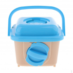 Portable Mini Hamster Carrier Cage Carry Bag for Rat , blue