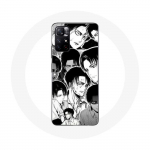 &Uuml;mbris Xiaomi Redmi Note 11s 5G r&uuml;nnaku jaoks Titan Manga Levi Ackermani vastu