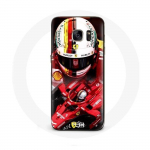 &Uuml;mbris Samsung Galaxy S7 Edge Vormel 1 Sebastian Vettel F1 Red jaoks