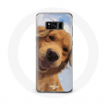 &Uuml;mbris Samsung Galaxy S8 kuldse retriiveri koerat&otilde;ugu jaoks