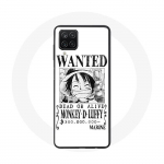 Valge &uuml;mbris Samsung Galaxy A42 5G One Piece Manga uuringuplakatile