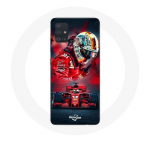 &Uuml;mbris Samsung Galaxy A51 5G vormel 1 Sebastian Vettel F1 Driver Red jaoks