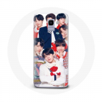 &Uuml;mbris Samsung Galaxy A8 2018 BTS Poster Memebers Christmas Gift 2023 jaoks