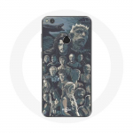 &Uuml;mbris Huawei P8 Lite 2017 Game of Thrones 8. hooaja Troonide m&auml;ngu plakati tegelased hallil taustal