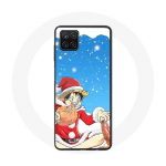 &Uuml;mbris Samsung Galaxy A22 4G Anime One Piece Luffy Christmas Day 2023 jaoks