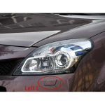Korgi kaane kaas Esitulede esilaterna pesuri otsik, peidetud RENAULT KOLEOS 2009-2011 1 piece Left L gray