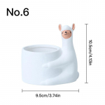 Armsad loomad, lillepott, keraamiline istutusmasin Kodukaunistus Lauaarvuti kunstikaunistused Bonsai mahlakad potitaimepotid Aiakaunistus No.1