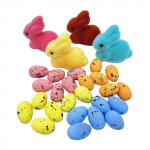 24 tk v&auml;rvilised munad 4 tk lihav&otilde;ttevahust j&auml;nesed fotorekvisiidid dekoratiivsed kunstlikud Style B