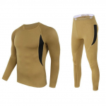 Meeste Outdoor Sport Suit Tight Thermal aluspesu komplekt S armee roheline v&auml;rv