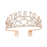 Crown peapael Mother to Be Elegantne emadep&auml;eva kingitus strassikivi jaoks Argent